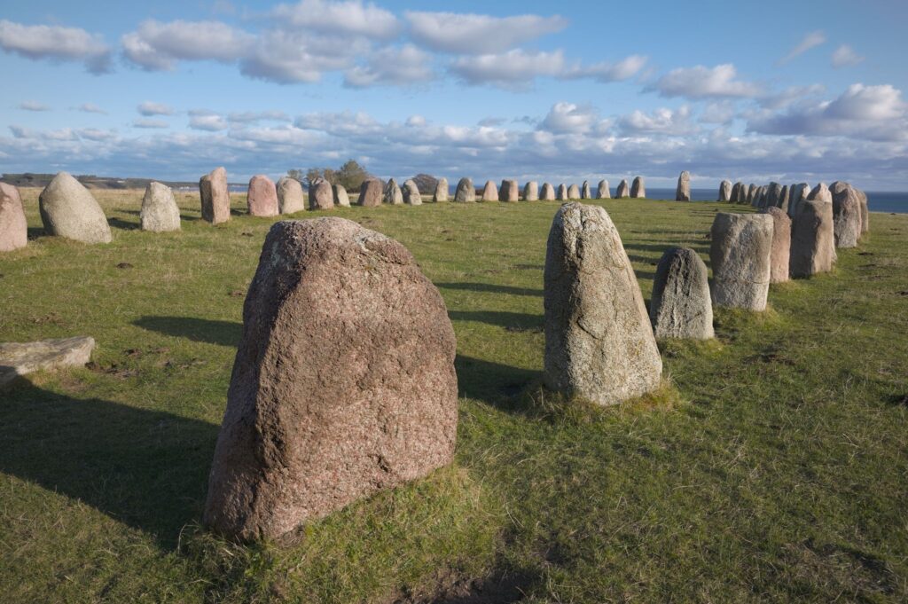 Ales Stenar / Ales stoneship, w