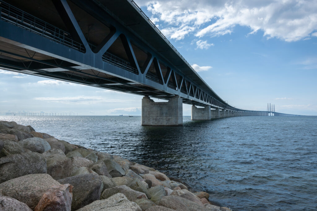 Øresundsbroen fra Sverige / Oresund Bridge from Sweden