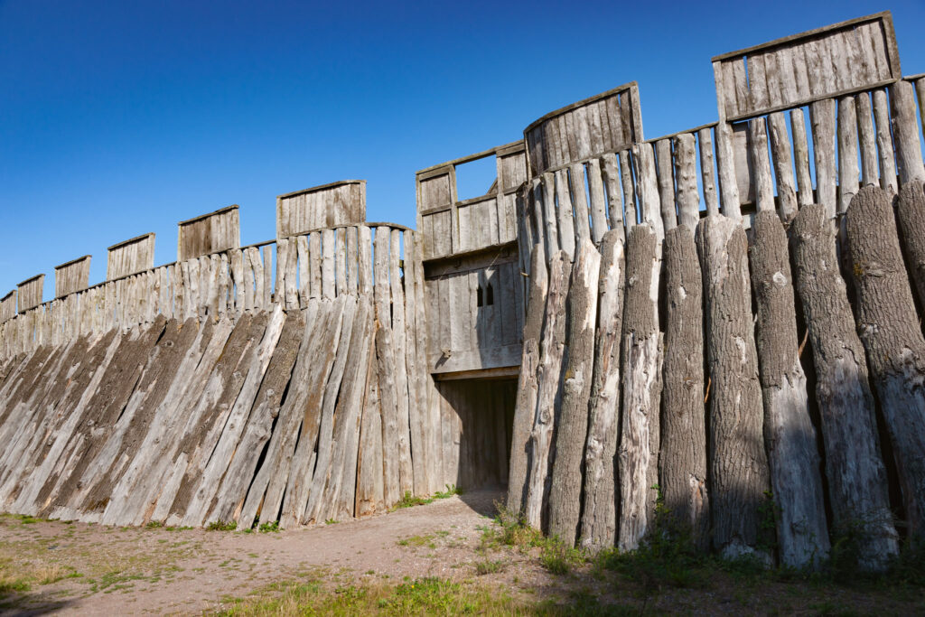 Vikingeborg indgang / Viking castle gate, Trelleborg