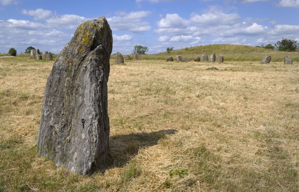 Lejre Skibssætning 900 e.Kr. / Lejre Stoneship 900 ac, (total)