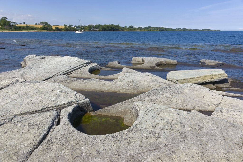 Møllestensbrud / Mill stone quarry, Gislövshammar, se