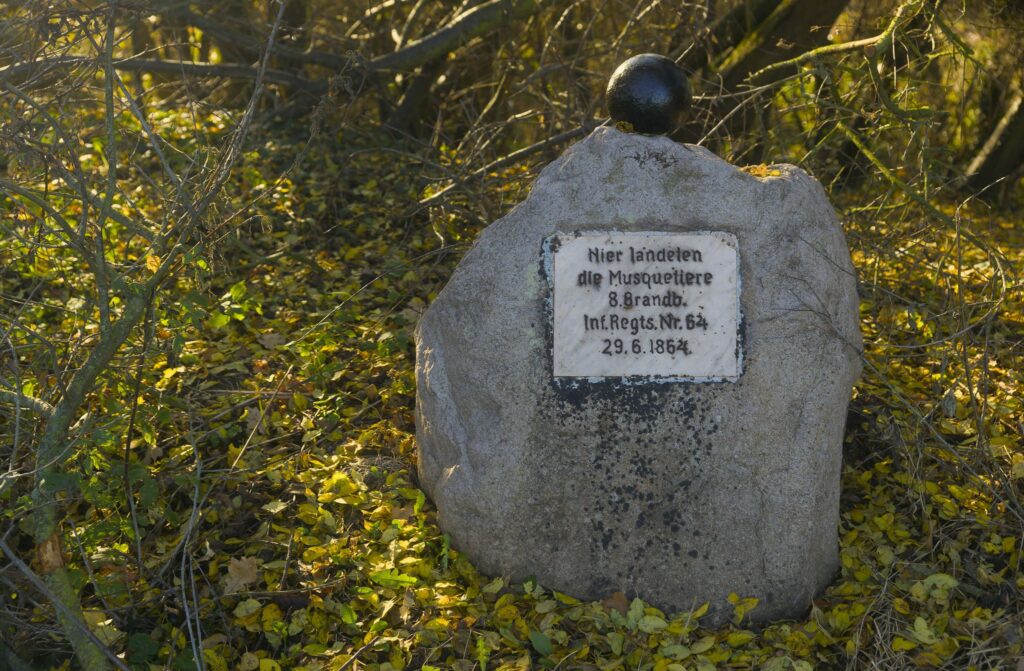 Preussisk landgangssted / Prussian landing place, Als, (8-BIR-64)