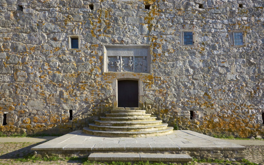 Glimmingehus' indgang / The entrance of Glimmingehus