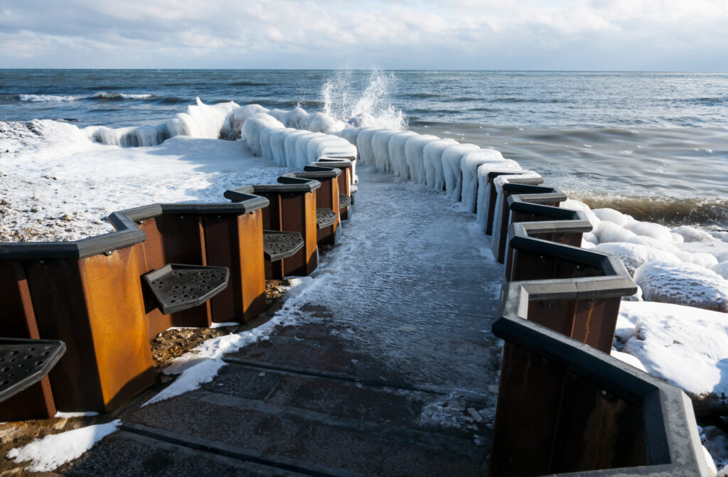 Overiset sydligste punkt / Iced over southernmost point