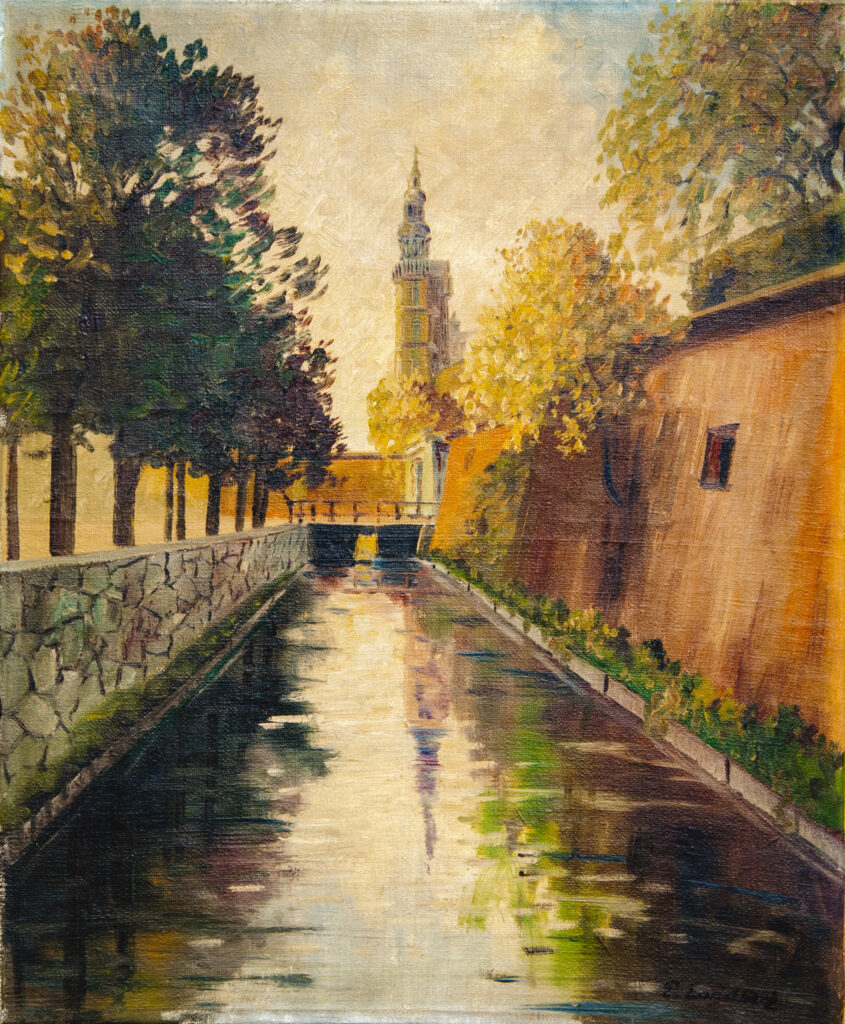 Maleri fra Kronborg Slot / Painting from Kronborg Castle, (Eiler Løndal?)