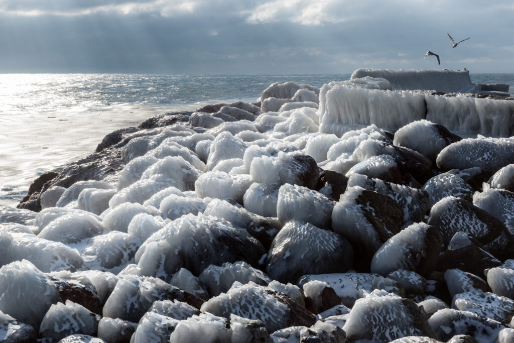 Pigagtig overisning / Spiky ice over
