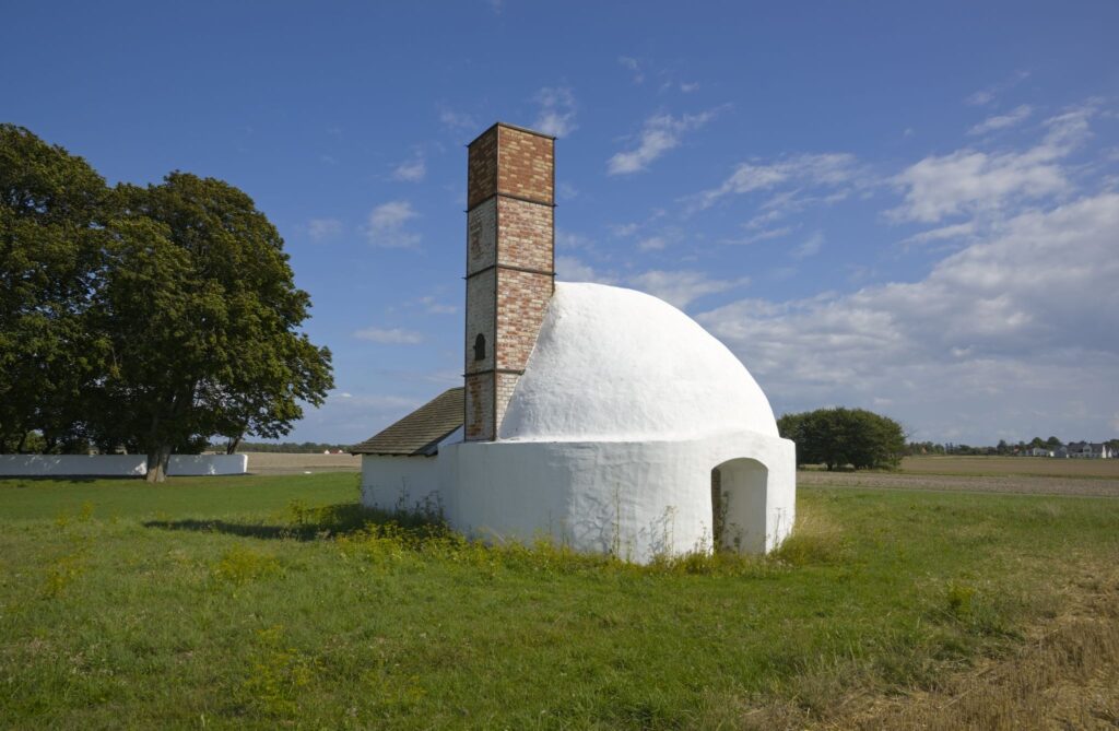 Enkelt kalbrændingsovn / Single calcining kiln