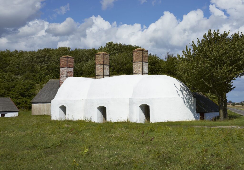 Tredobbelt kalbrændingsovn / Triple calcining kiln