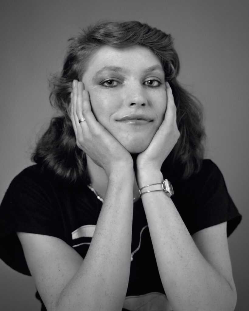 Studieoptagelse / Studio recording, Lene, (en face)