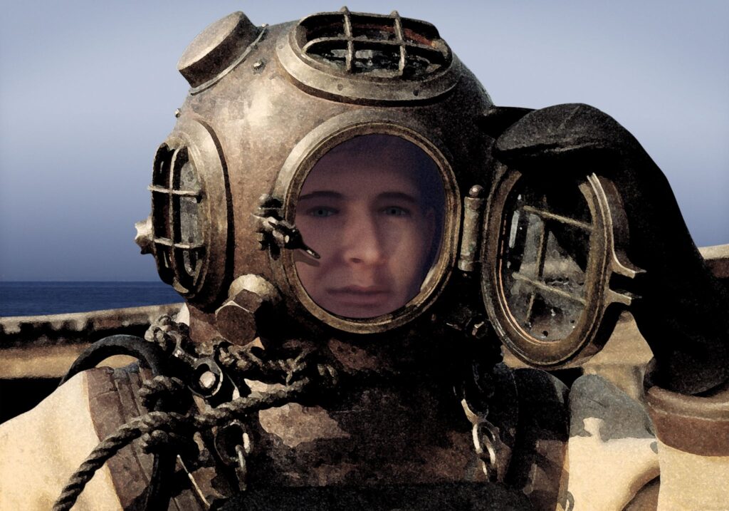 Den danske hjelmdykkerdragt / The Danish helmet diving suit